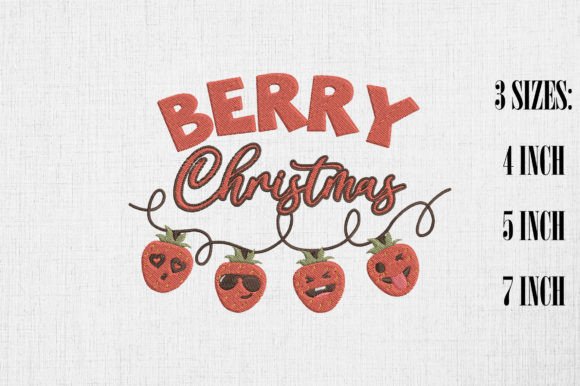 Berry Christmas Happy Xmas Embroidery Review