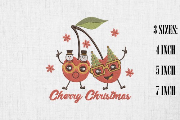 Cherry Christmas Embroidery Design Review