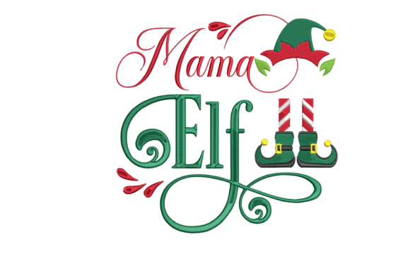 Christmas Mama Elf Embroidery Review