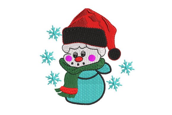 Christmas Snow Man Embroidery Review