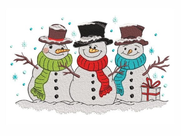Cute Snowmen Embroidery Review