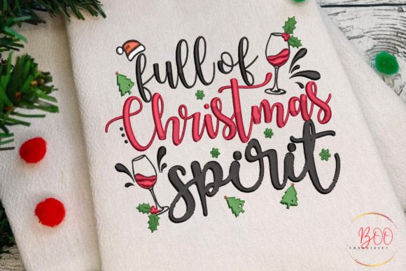 Full of Christmas Spirit Embroidery Review