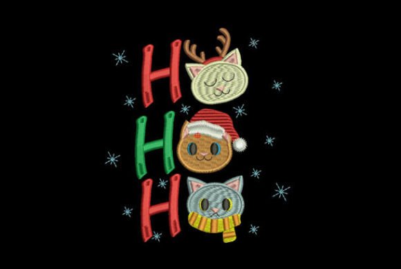 Ho Ho Ho Cats Christmas Embroidery Review