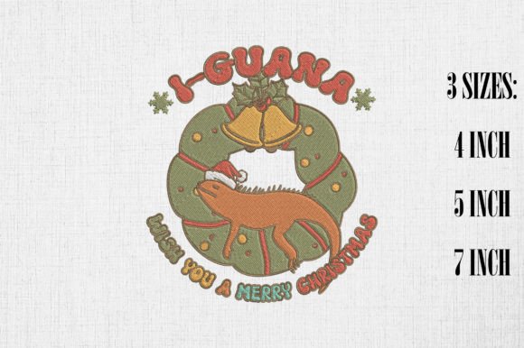Lazy Iguana Christmas Embroidery Review