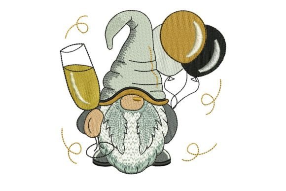 New Year Gnome Embroidery Review