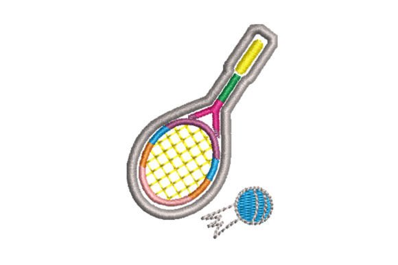 Racket and Ball Embroidery Design Review