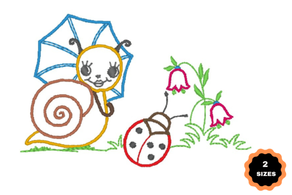 Snail with Ladybug Embroidery Review
