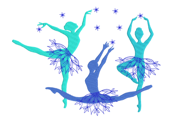 Snowflakes Ballerinas Embroidery Review