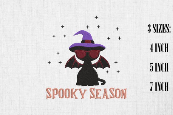 Spooky Season Black Cat Retro Embroidery Review