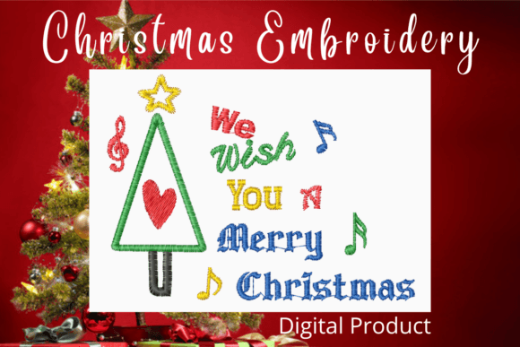 Wish Merry Christmas Embroidery Review
